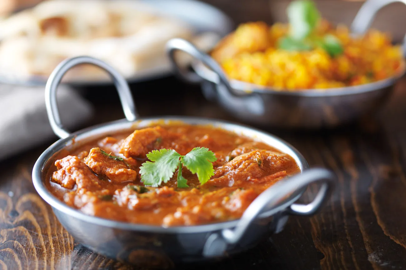 Beef korma with tender beef in a mild, creamy sauce