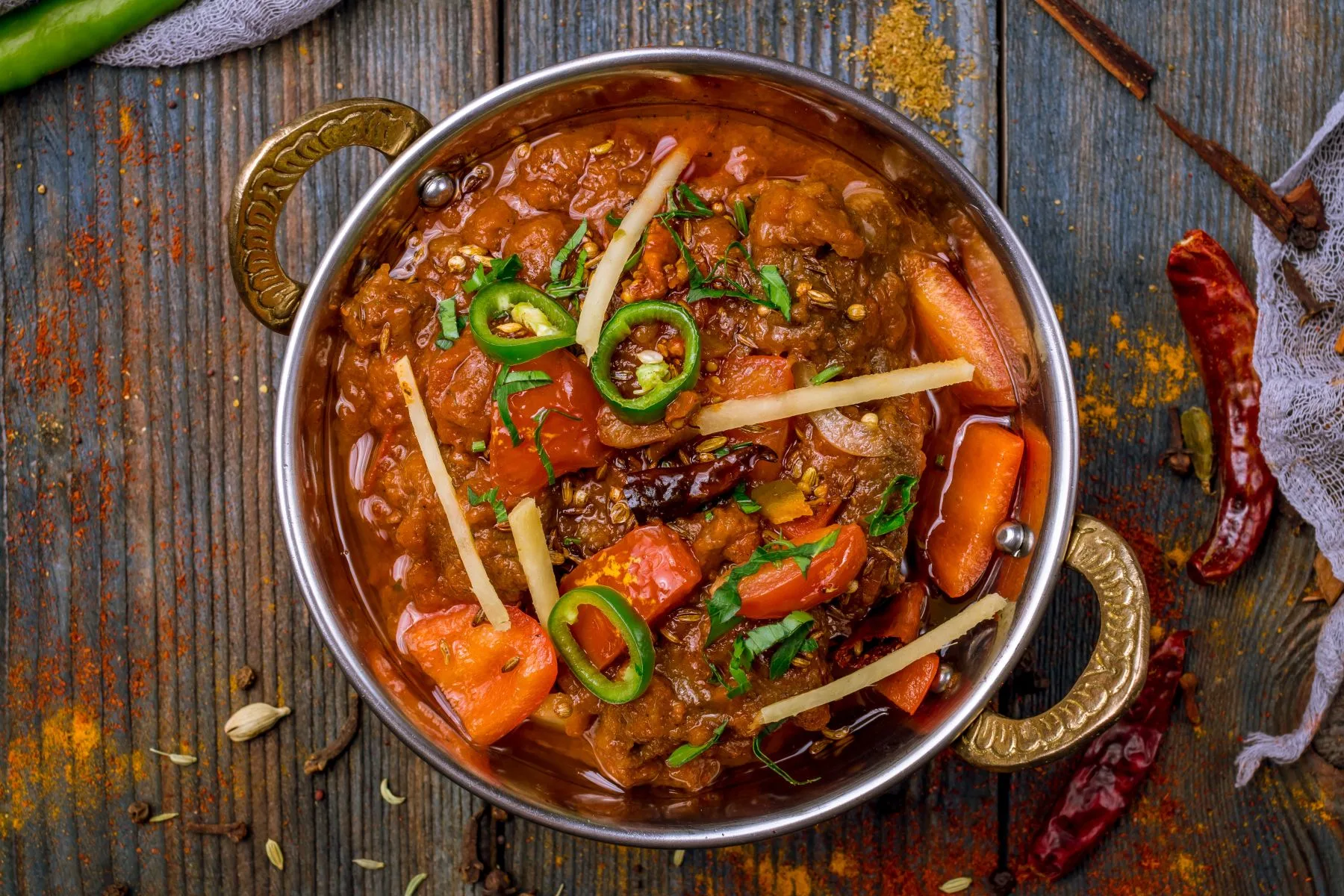 Lamb korma, an aromatic and creamy lamb curry