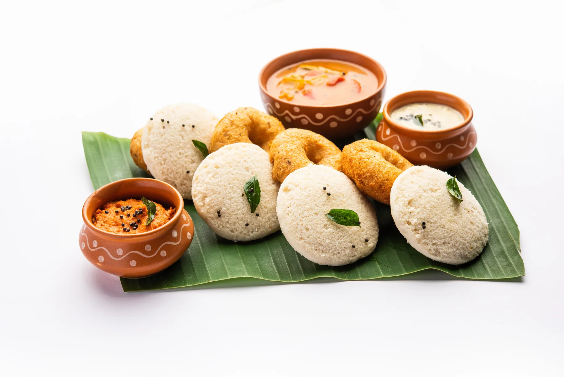 A nutritious South Indian meal of rice, lentils and vegetables