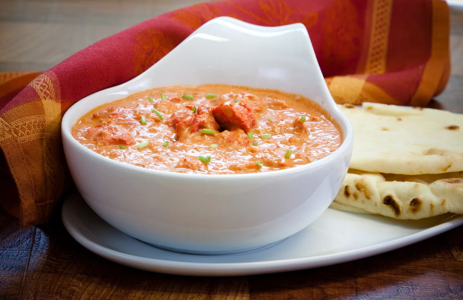 Butter chicken as served at Raj's Corner Hamilton